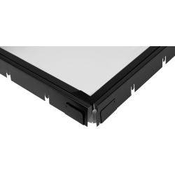 Светодиодная панель ЭРА Грильято SPL-540-B-40K-040 40Вт 4000К 588x588x8 черная с драйвером с ушками ультратонкая | Панели с внешним драйвером