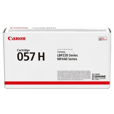 Картридж CANON 057H BK для i-SENSYS MF443/446/449/LBP223/226/228, 3010c002