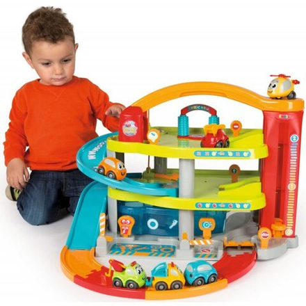 Паркинг для машин Smoby Planet Vroom - Большой двухэтажный гараж 120401 / артикул 120401 / GTIN 3032161204017
