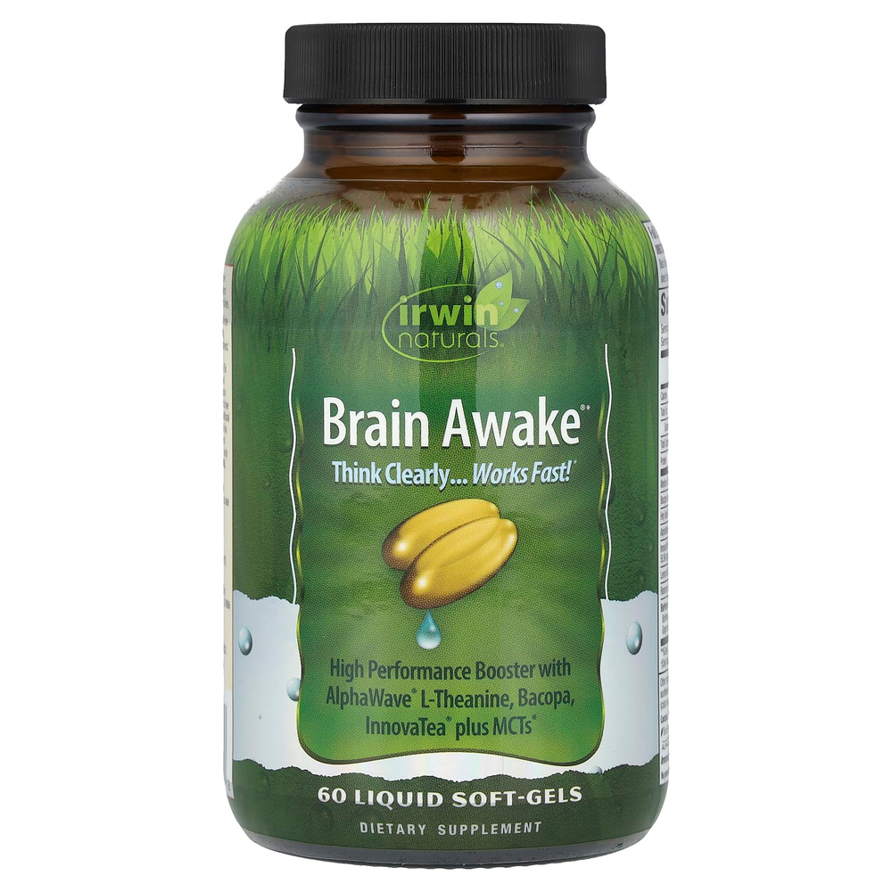 Irwin Naturals, Brain Awake®, 60 мягких таблеток