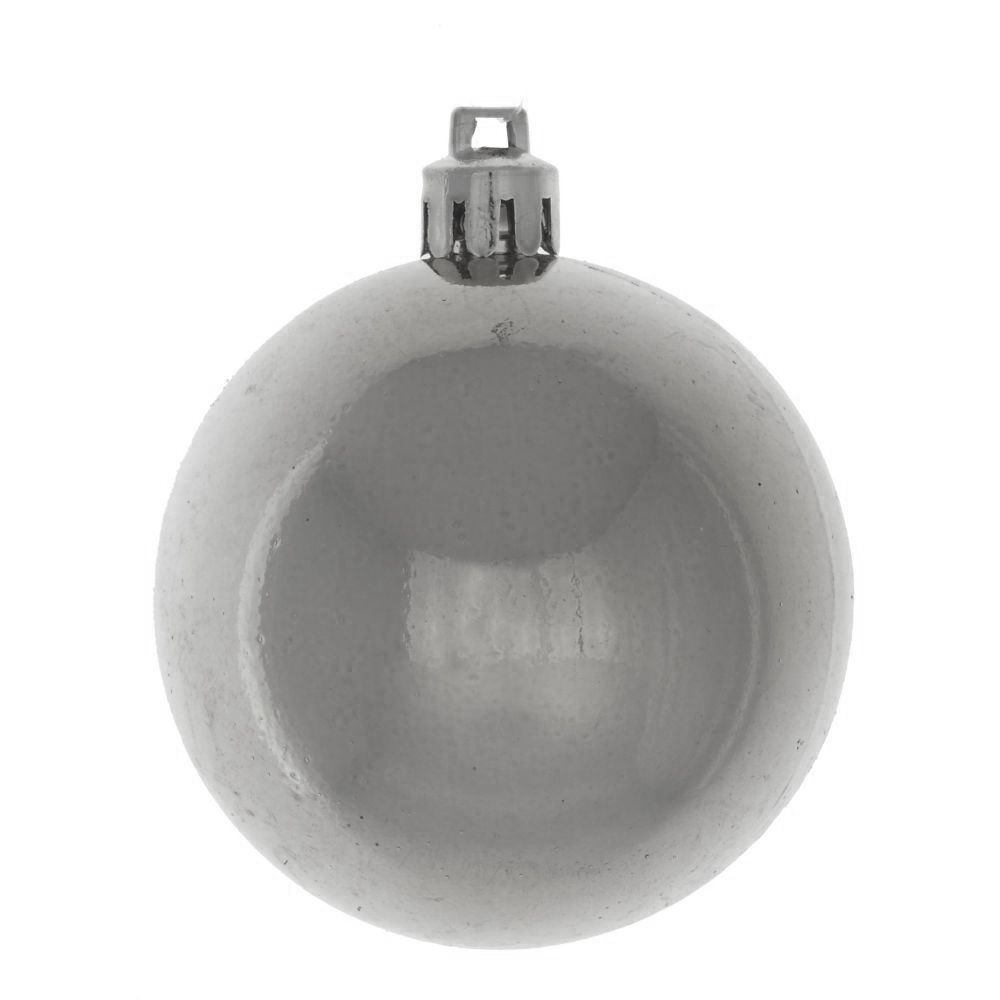 GAEM Набор из 24шт Украшение новогоднее Шар "Снежок серебряный", D6 см, L14 W14 H31 см