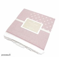 Покрывало пике (ПВХ) HEARTS розовый TIVOLYO HOME Турция