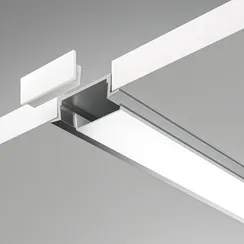 Алюминиевый профиль встраиваемый с фланцем 22x6 (Серебро, 2 м), ALM004S-2M Led Strip alm004s-2m