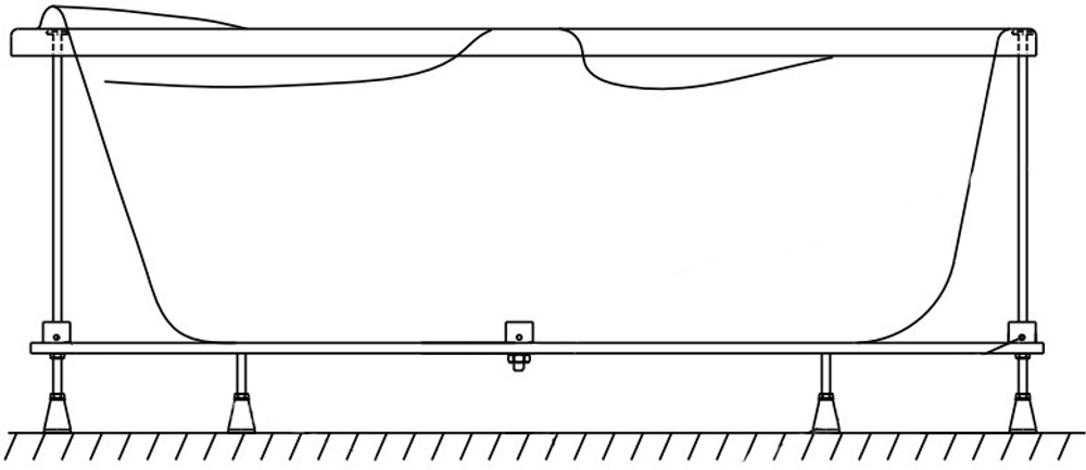 Каркас для ванны 1Marka Libra 170*70 из каталога Каркасы для ванны
