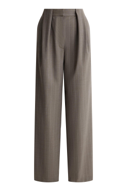 Брюки Тауп в полоску