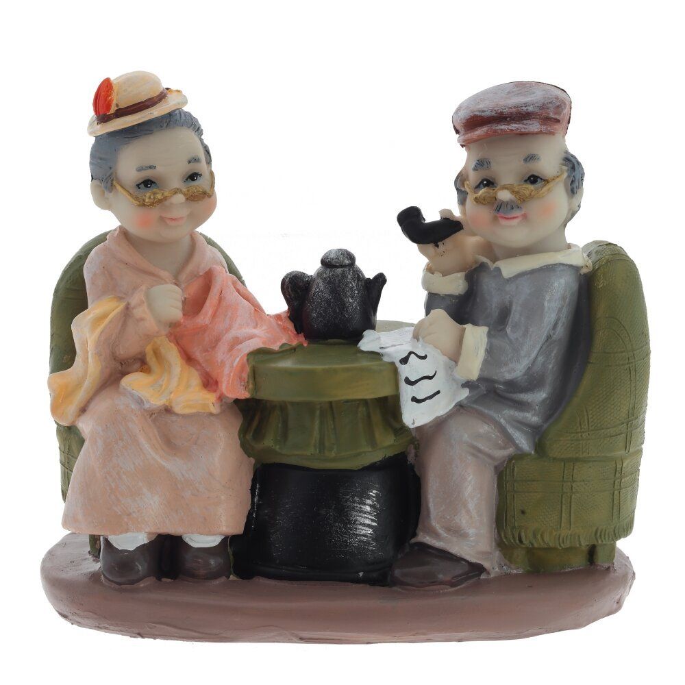 GAEM Фигурка декоративная "Бабушка с дедушкой", L15 W8 H14 см, 2в.