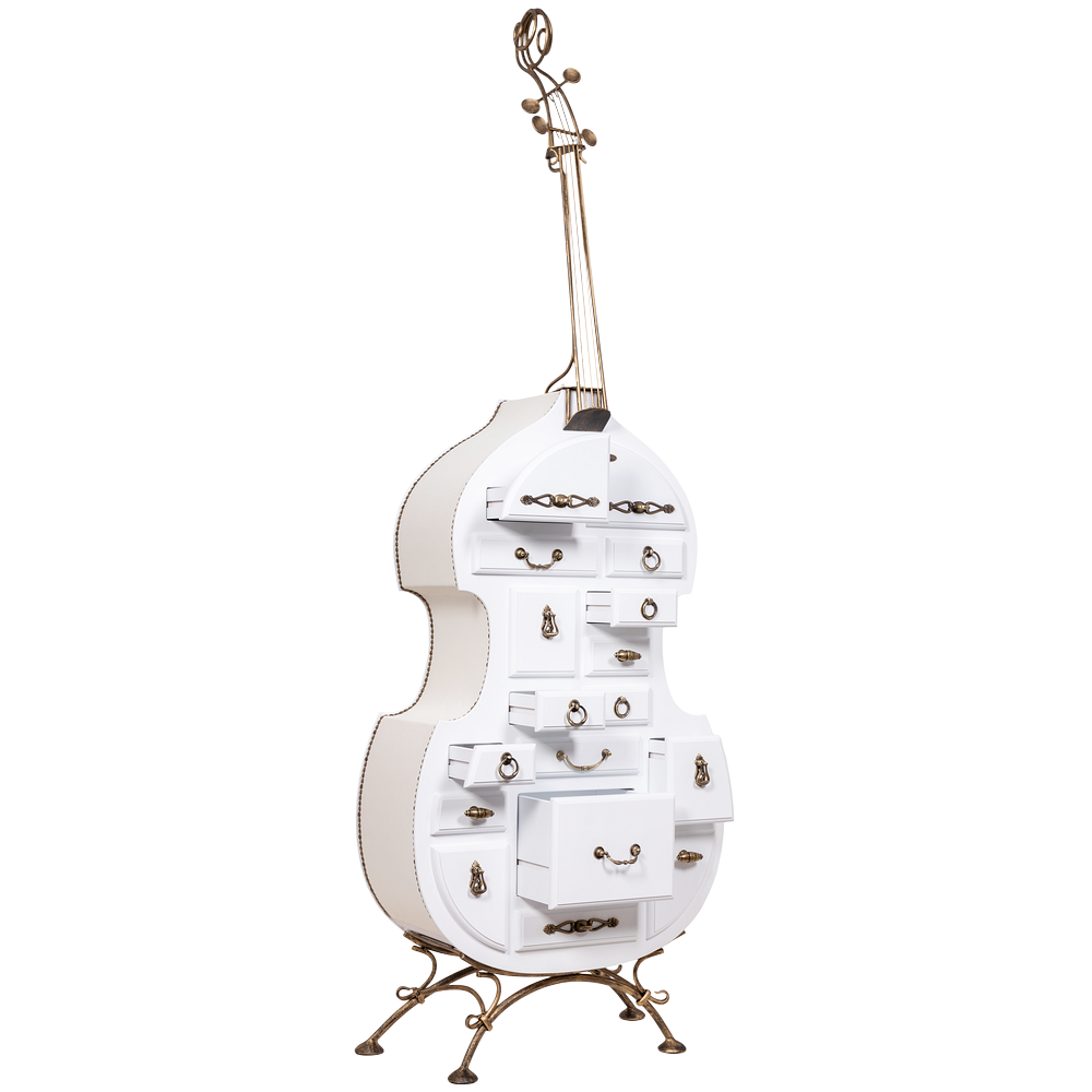 Подставка Контрабас-Комод Айс Амбер