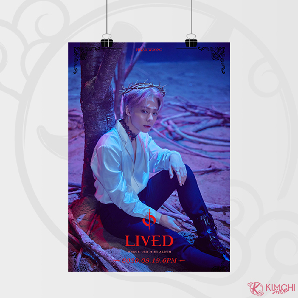 Постер А4 - ONEUS - LIVED