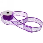 Лента для декорирования «Изящная» 4 см, 2,7 м, Фиолетовый (микс дизайнов)