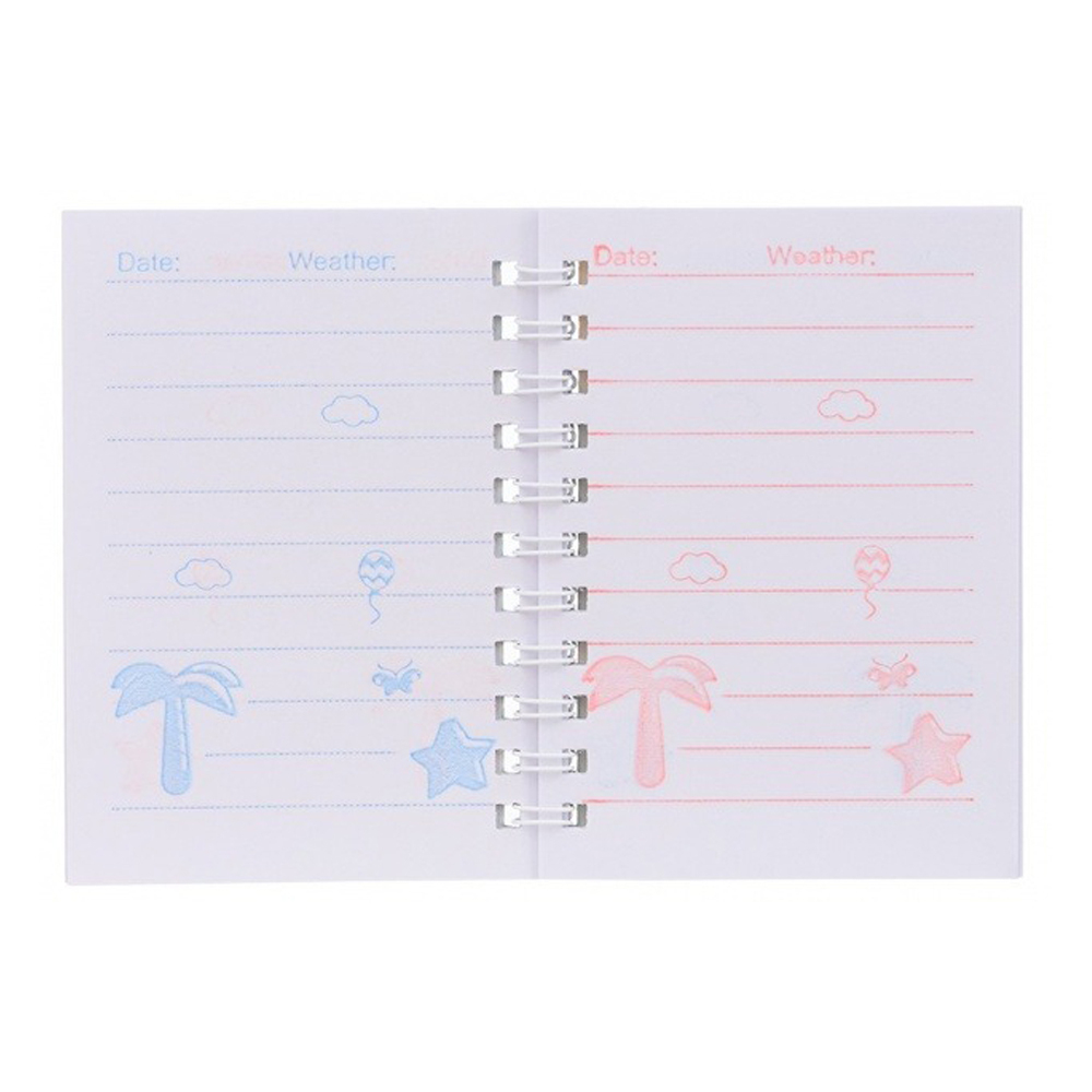 Блокнот детский Basir, с ручкой, формат А7, серия "Капибара", яркая обложка с рисунком, 40 листов, размер 10.5*7.5 см