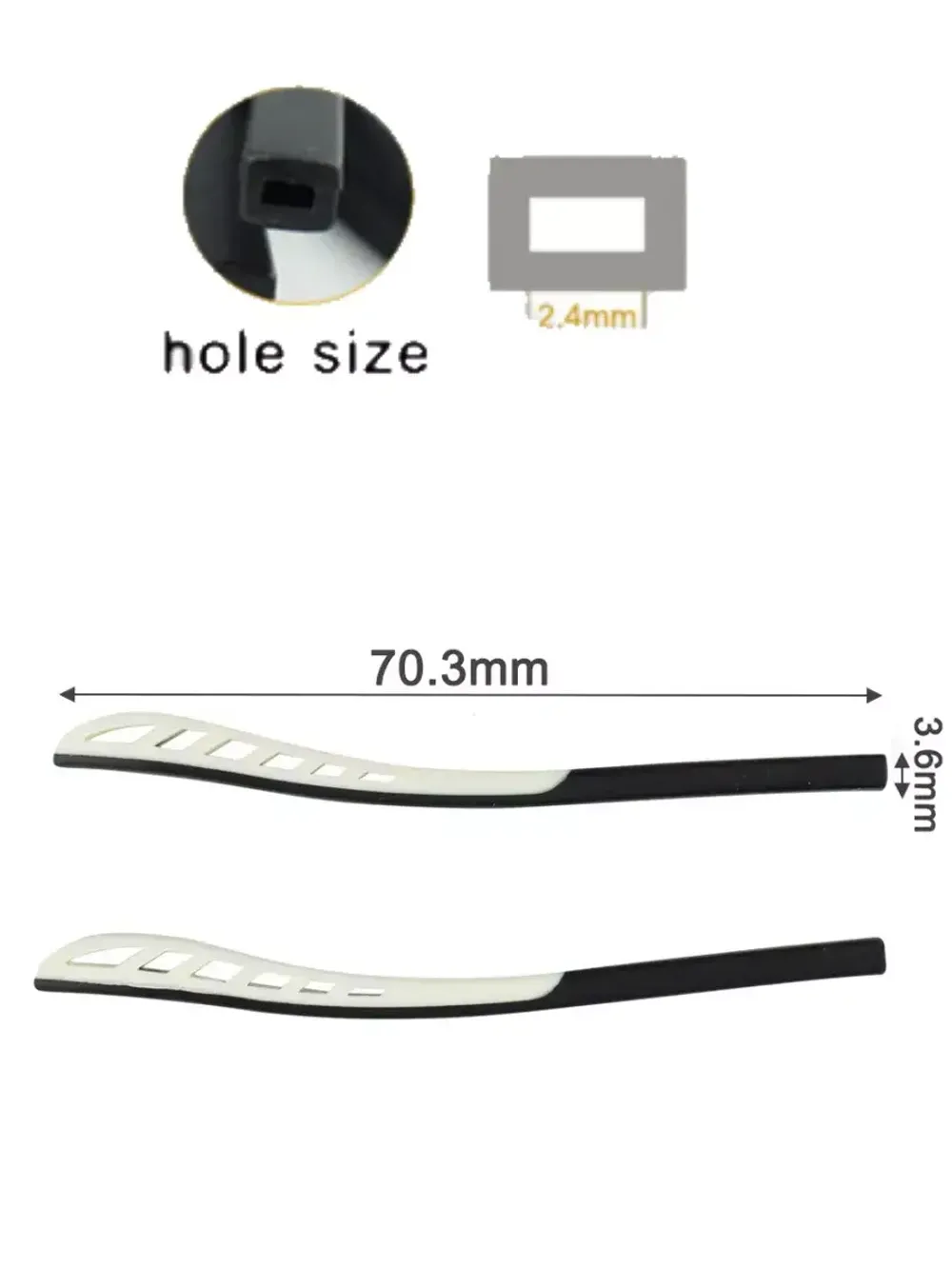 Наконечники для дужков