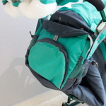 Коляска-санки комбинированная «Ника Детям 7-6» с лисичкой изумрудный (арт. НД7-6/4)