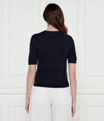 Шерстяной свитер BRENDO Ba&sh - темно-синий(1E25BREN)