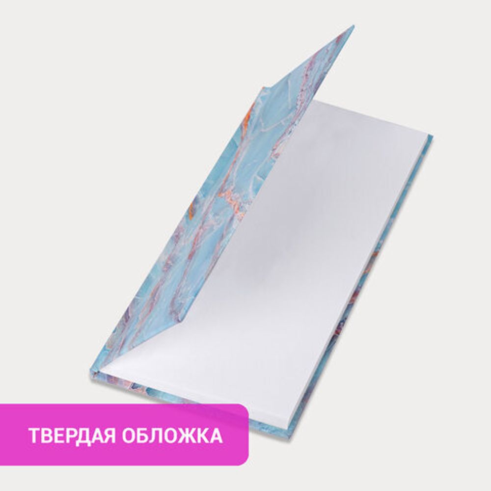 Планинг-еженедельник недатированный (165х90 мм) STAFF, твердая обложка, УФ-ЛАК, 64 л., "Marble", 113516