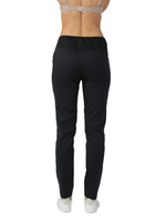 Брюки медицинские женские Dr. Nice DRN344 с поясом на резинке, черный, 42