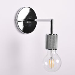 Бра Rh Utilitaire Single Sconce Silver By Imperiumloft