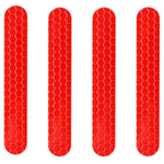 Наклейки красные светоотражающие для Ninebot MAX G30 (4шт.)