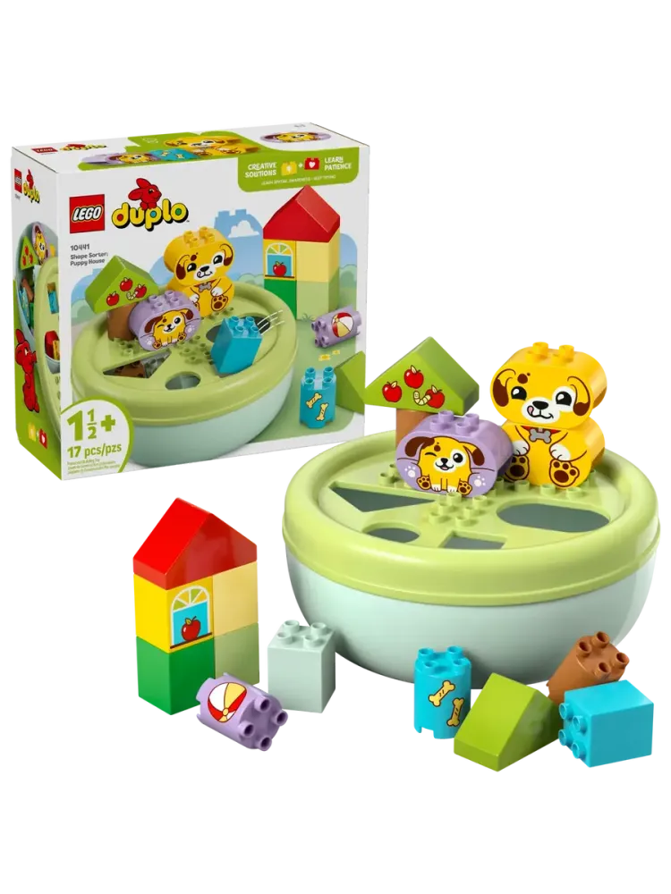 Конструктор DUPLO 10441 Сортер фигур: Домик для щенков