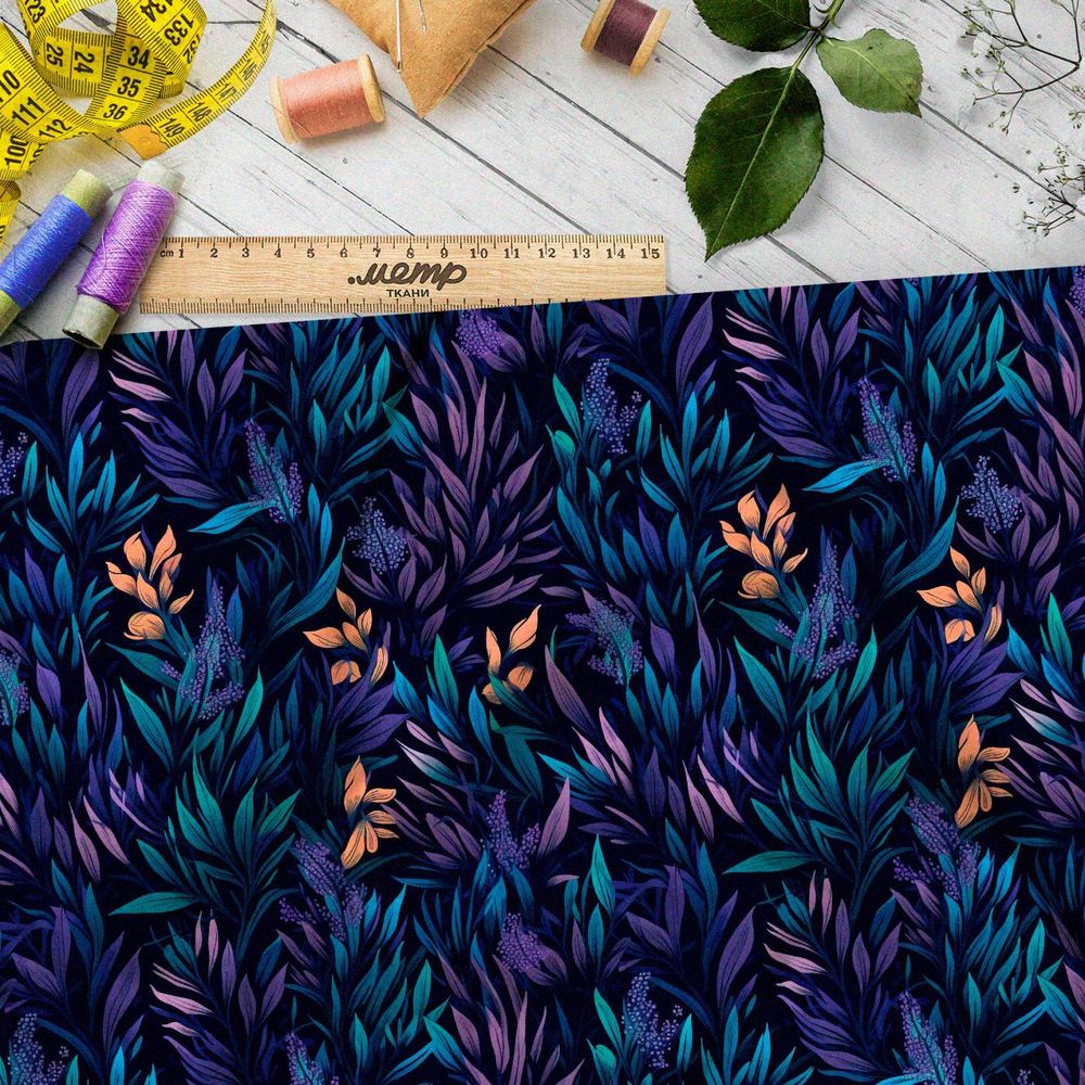 Ткань премиум мембрана таинственная трава