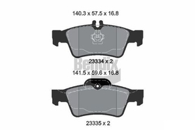 BENDIX Braking - BPD1097-BEN - Brake Pad Set, disc brake