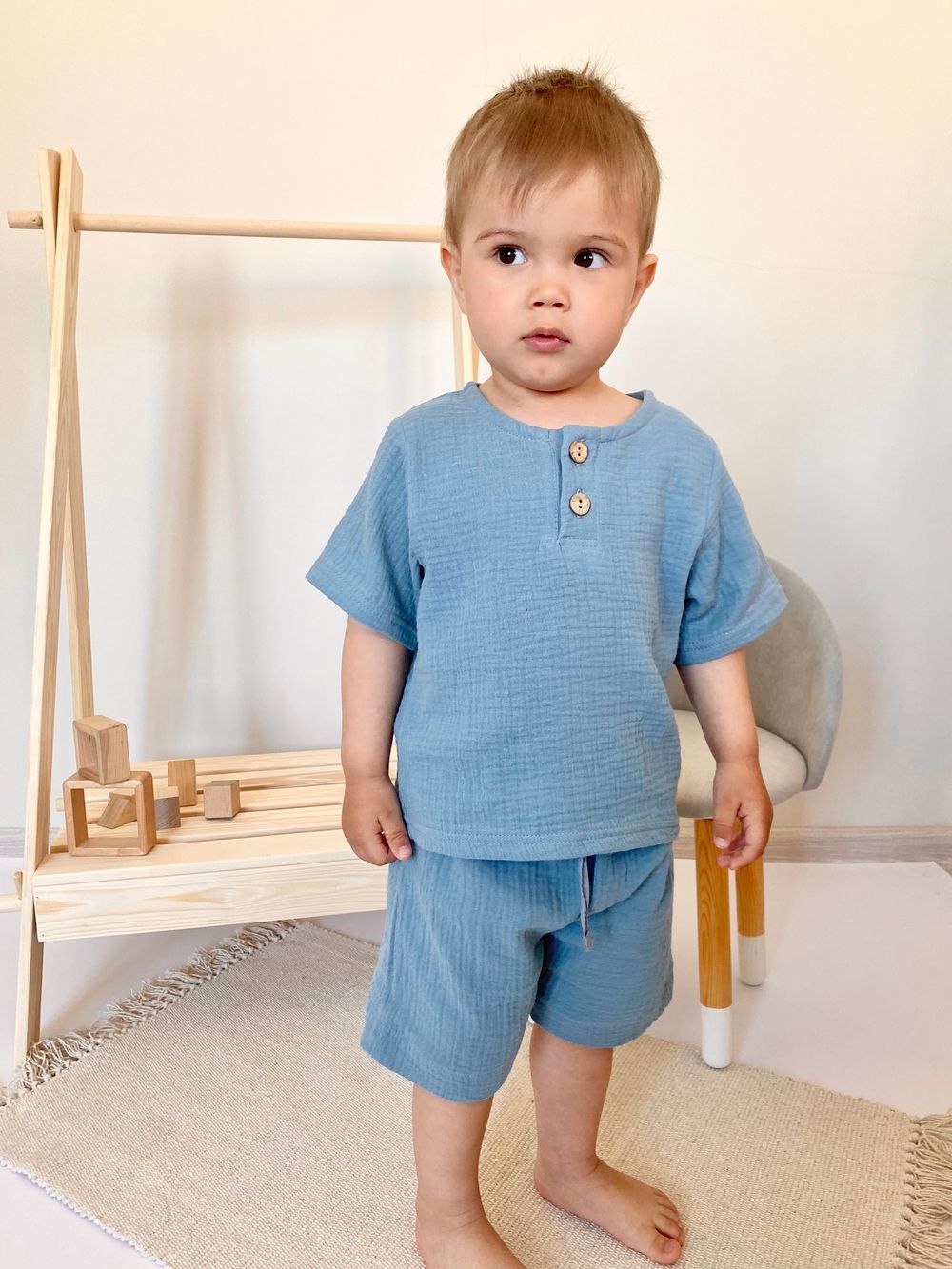 Футболка + шорты (муслин)
