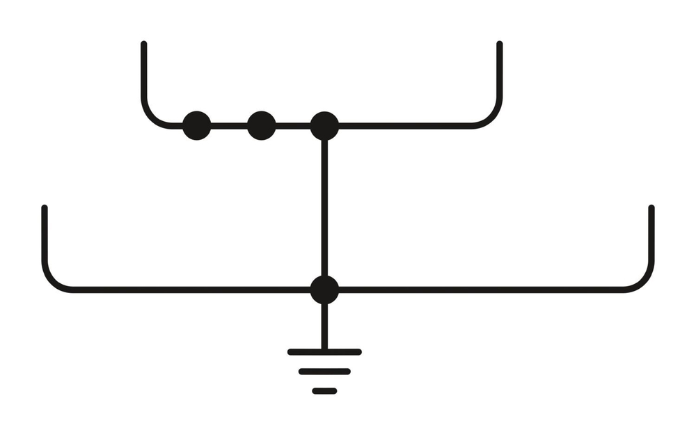 3061499 - STTB 2,5/4P-PE - Двухъярусная заземляющая клемма