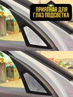 Уголки зеркал в стиле BURMESTER Веста хром белый
