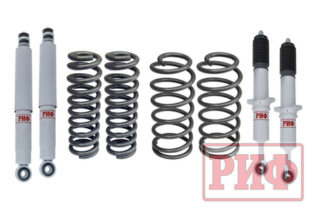 Лифт-комплект газовый Toyota Land Cruiser Prado 120, FJ Cruiser 30 мм мягкий РИФ