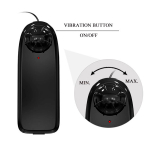 Мужской вибрострапон 15,5см на ремнях Baile Ultra Passionate Harness BW-022050