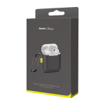 Чехол для Apple AirPods 1/2 Baseus Let''s go Woven Label Hook Protective Case - Grey&Yellow