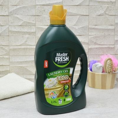 Гель для стирки концентрат 2,75л, 45 стирок, "формула защиты цвета", универсальный Master FRESH