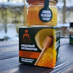 Мёд-бальзам с пробиотиком и прополисом /30 гр