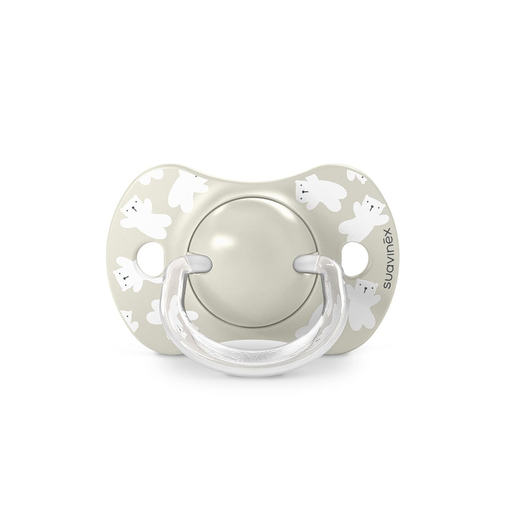 Набор физиологических пустышек Suavinex Wild бежевый, 6-18 мес