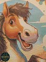 Декоративный гобеленовый чехол для интерьерной подушки Весельчак 38*38