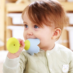 Погремушка "Малышам" Голубой цветок, 3в1