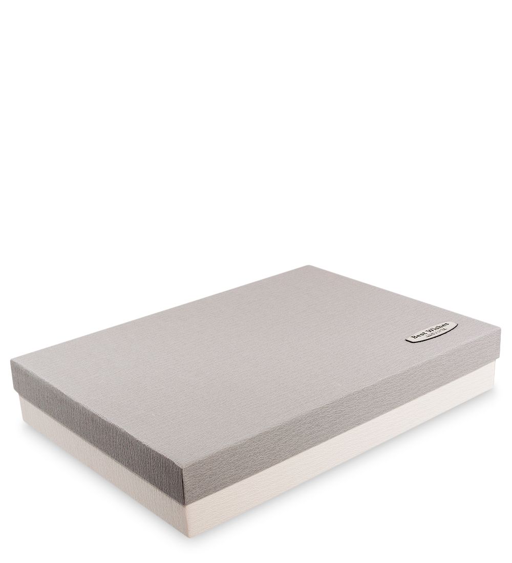 WF-04/2-C Коробка «Прямоугольник» цв.бел./сер.