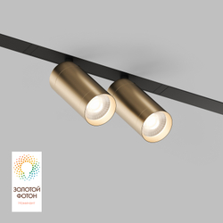 DK8012-BG Акцентный светильник SMART SPOT DOUBLE 2x9W DIM 3000K-6000K, матовое золото с черным