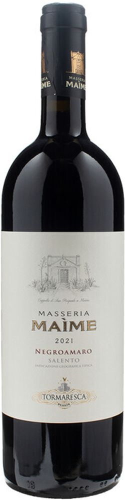 Вино Masseria Maime Negroamaro Salento IGT, 0,75 л.