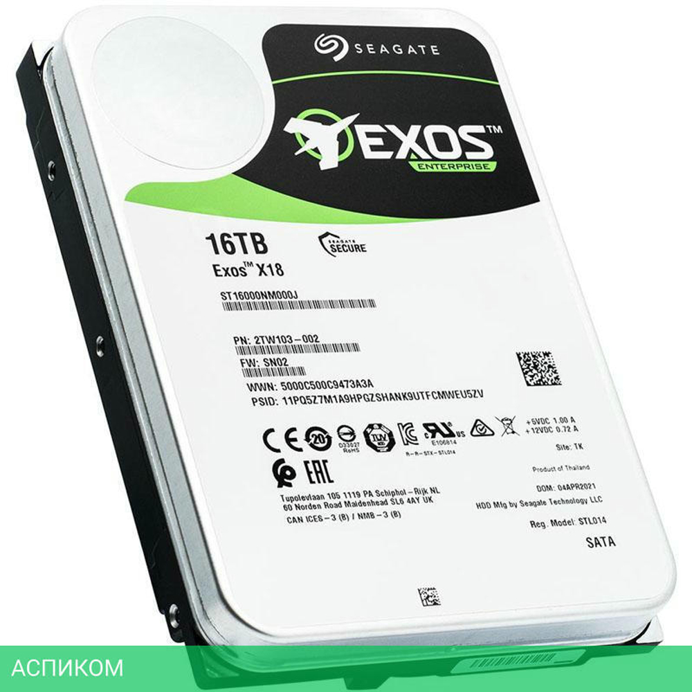 Жесткий диск Seagate 16TB ST16000NM004J