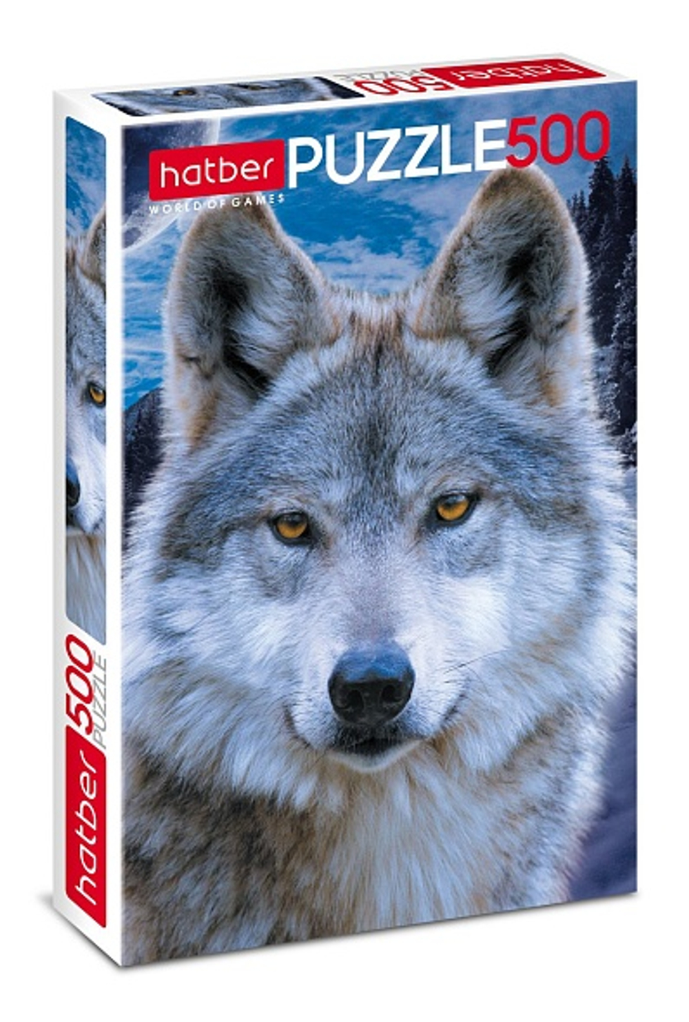 Пазл Hatber "Волк" , 500 деталей , 500П32_08264, картонная основа, от 12 лет