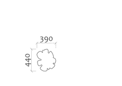 Песочный столик “Цветок” h=450мм