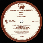 Emerson, Lake & Palmer / Works Volume 1 (2LP)