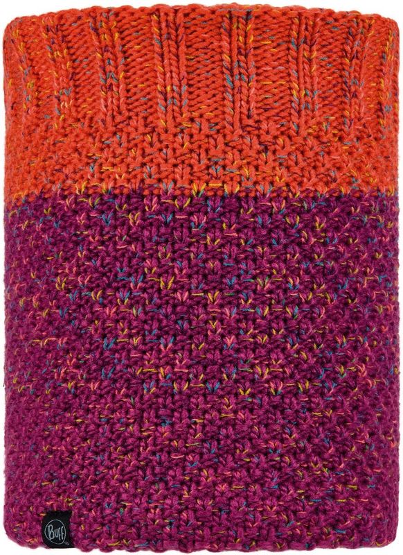 Вязаный шарф-труба с флисом Buff Neckwarmer Knitted Polar Janna Fuchsia Фото 1