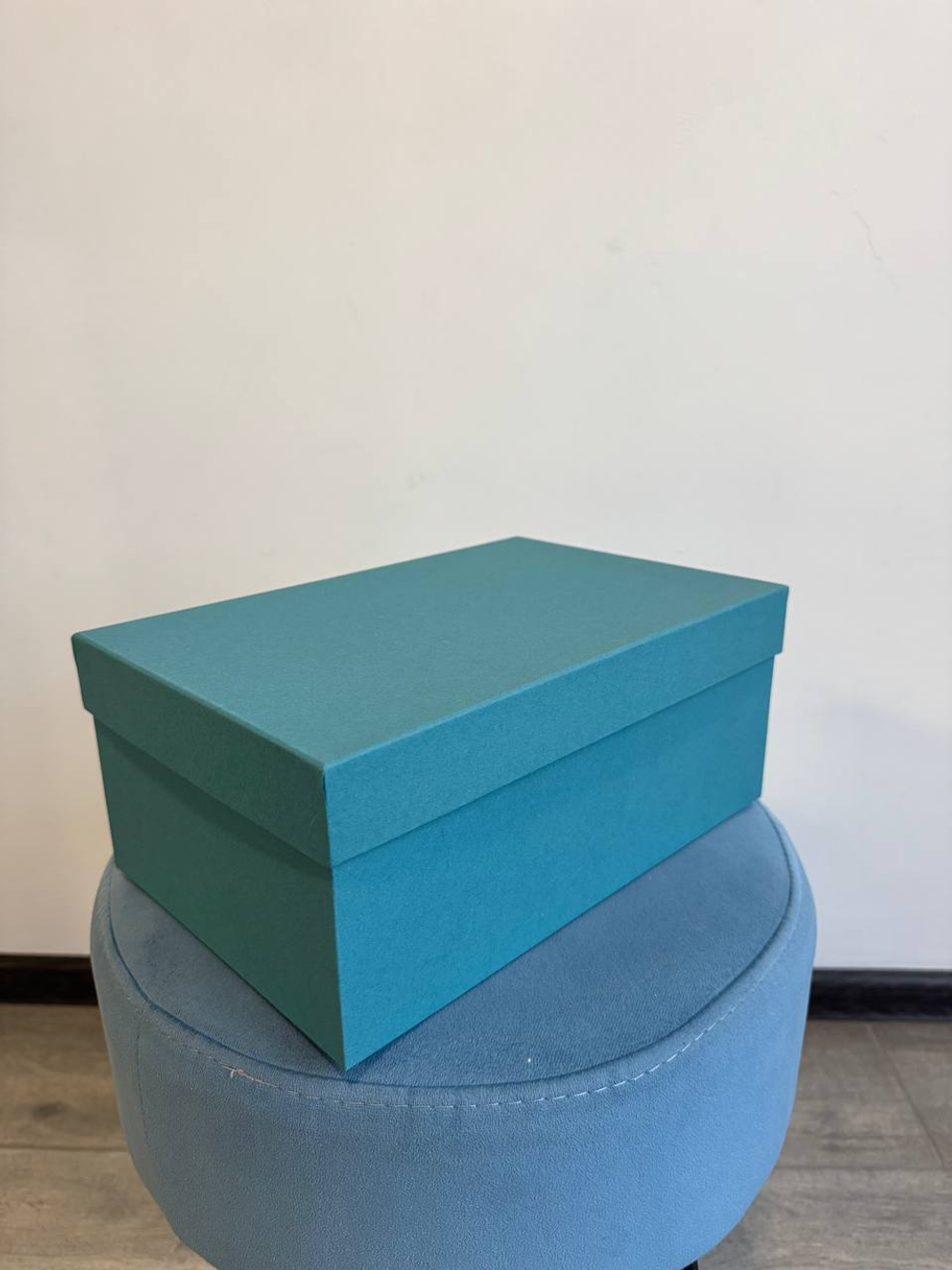 Коробка одиночная, Прямоугольник, Бирюзовая, 27,5*18*11,5 см