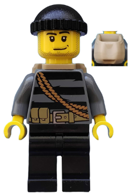 Минифигурка LEGO cty0501 Грабитель