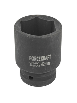 Головка ударная 1'', 42мм (6гр.) FORCEKRAFT FK-4858042