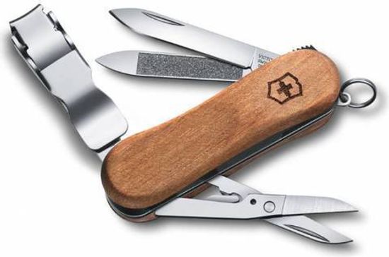 Складной нож Victorinox Мод. Nail Clip Wood 580 (65 мм) - 6 функций