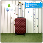 Маленький чемодан L'Case Phatthaya, бордовый, S