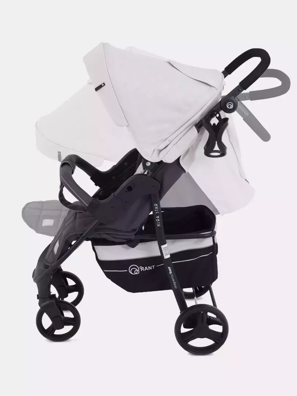 Коляска детская "KIRA STAR" RA055 Ivory Beige 2022