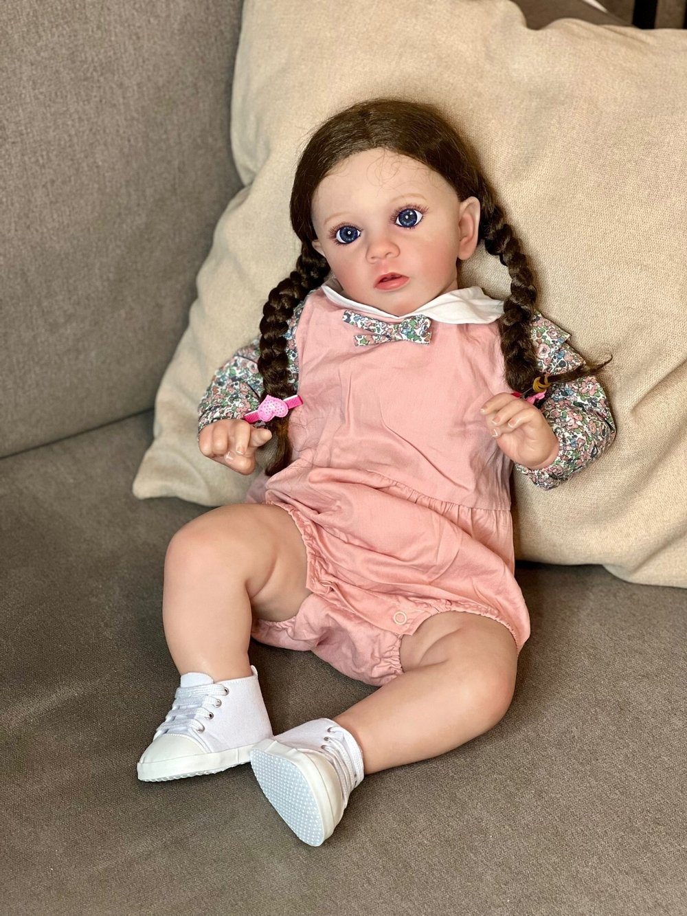 Кукла Реборн мягконабивная 60см в пакете (FA-141)